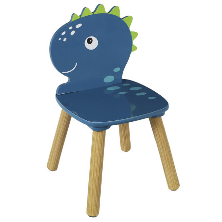 Ensemble table et chaises pour enfants décor dinosaure bleu - HIPPA