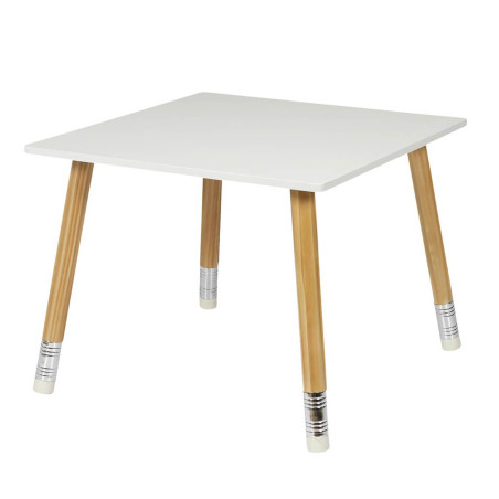 Ensemble table et 2 chaises enfant base crayons - LAPIO