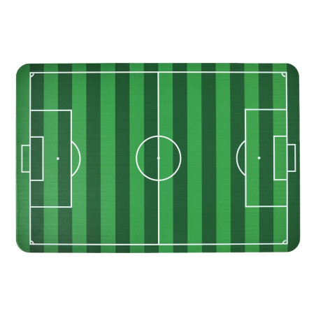 Ensemble table et 2 tabourets en bois décor football