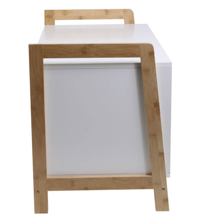 Meuble de rangement naturel et blanc - TARNGY