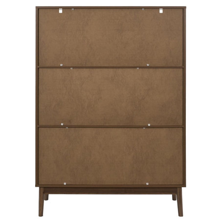 Bibliothèque 2 tiroirs 5 niches en bois et MDF pieds en pin - COTELE