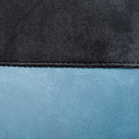 Pouf avec lanière noir et bleu - OBUS