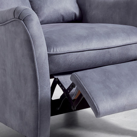 Fauteuil Relax Manuel Bleu - OVARO