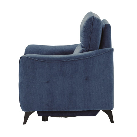 Fauteuil électrique tissu waterproof bleu - BURGA
