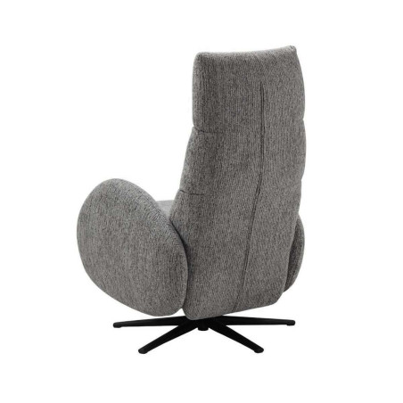 Fauteuil relax électrique en tissu polyester gris - AMSTAR