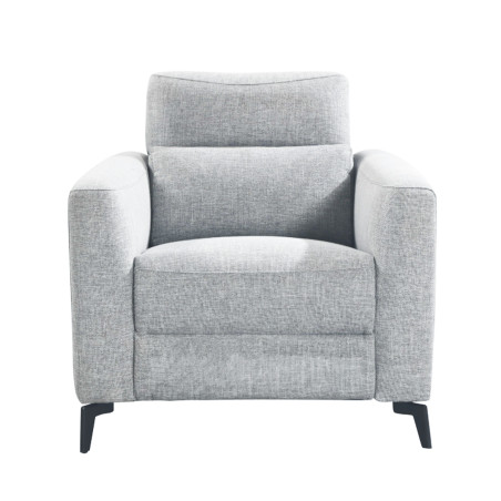 Fauteuil relax électrique gris clair - MUMIO