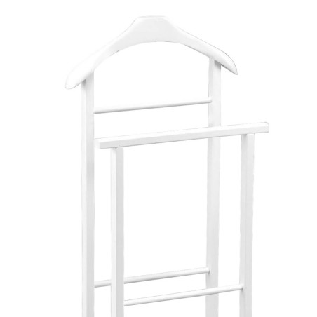 Valet de nuit blanc sur roulettes - VAREN