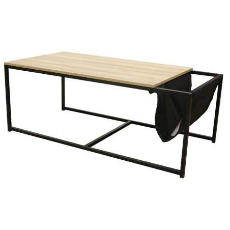 Table basse rectangulaire avec porte-revues - CYRIA