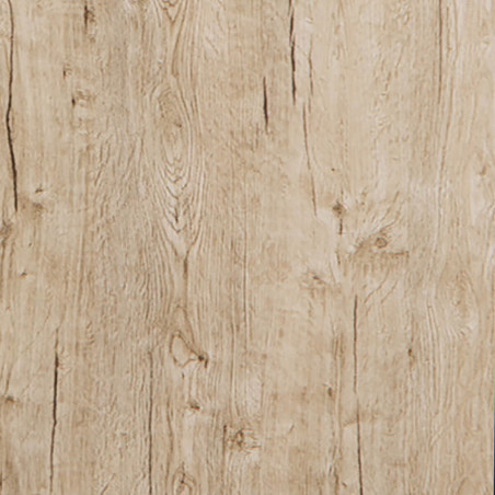 Table Basse Laquée Blanc Brillant Aspect Bois - CHRISA