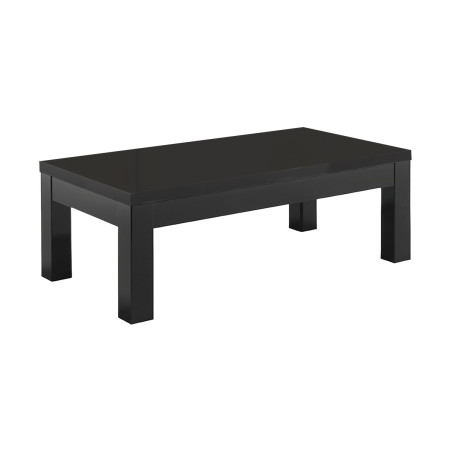 Table basse laquée noir brillant L127cm - DEYTA