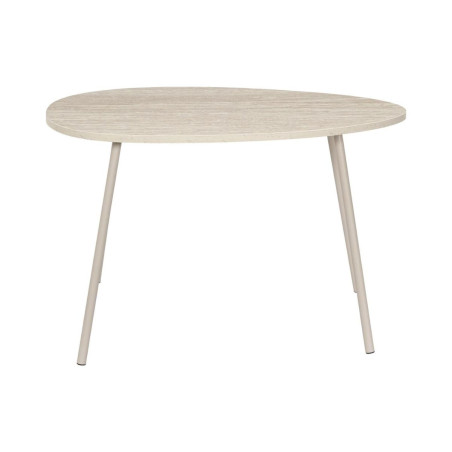 Tables gigogne aspect pierre naturelle métal laqué - BRIGS