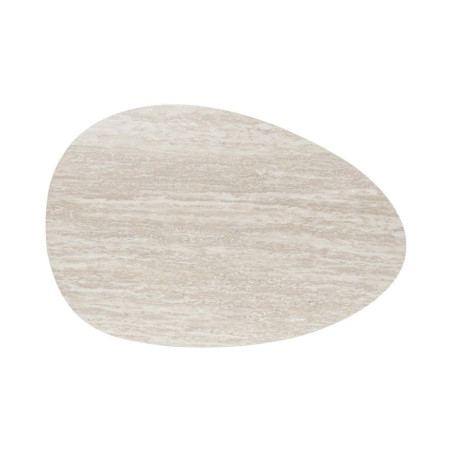 Tables gigogne aspect pierre naturelle métal laqué - BRIGS