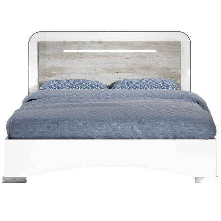 Lit 140x190 cm avec éclairage LED - GAVEN