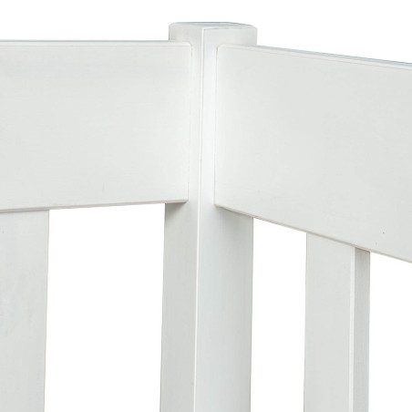 Banquette-Lit 90x200 cm Vernis Blanc - MATIO