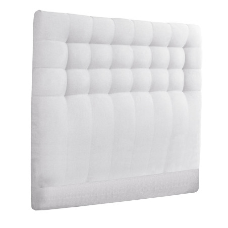 Tête de lit capitonnée 90x105 en tissu gris - IMPERA
