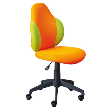 Fauteuil Pivotant Orange et Vert pour Enfant - PREIO