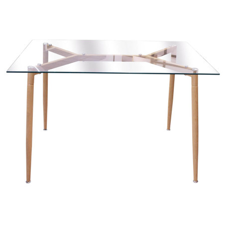 Table repas rectangulaire en verre - VERIO