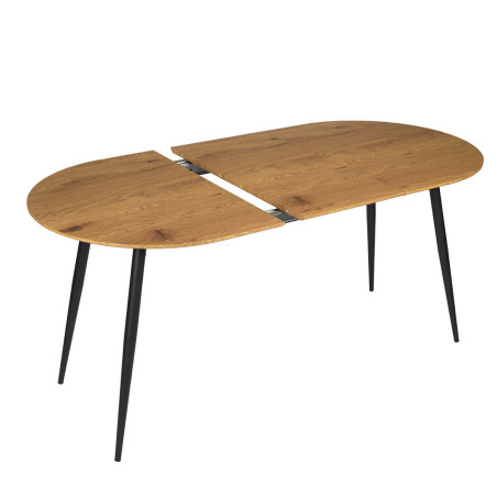 Table extensible plateau aspect bois - TENIO
