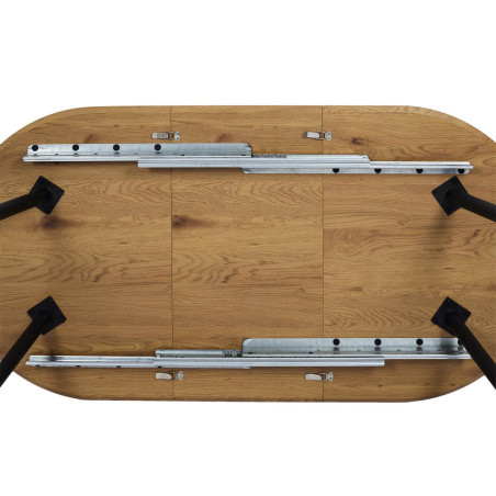 Table extensible plateau aspect bois - TENIO