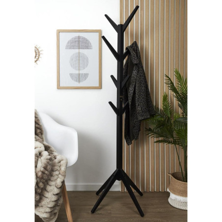 Portemanteau arbre sur pieds noir - PAKITO