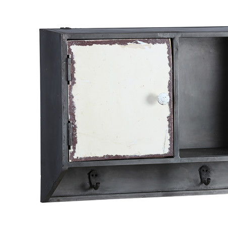 Portemanteau mural avec étagère murale, 2 portes, 1 niche - SEVAN