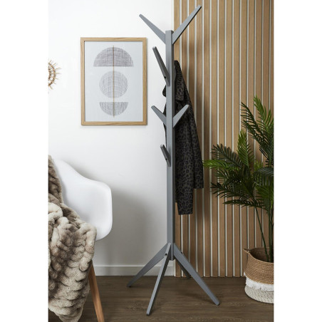 Portemanteau arbre sur pieds gris - PAKITO