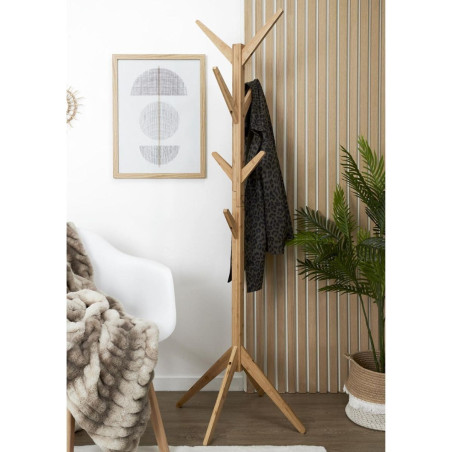 Portemanteau arbre sur pieds naturel - PAKITO