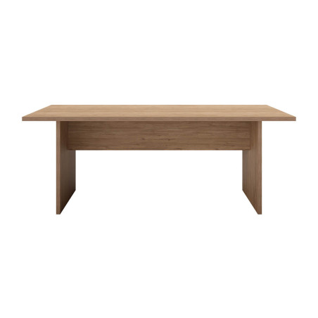 Table repas 200 cm aspect bois, pieds effet tasseaux - APPRA