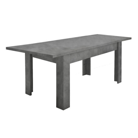 Table repas extensible plateau et pieds aspect minéral - OXYRA