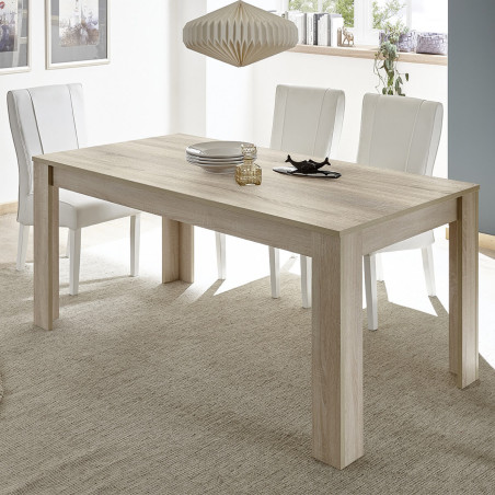 Table repas 180 cm finition bois - SAMIRA