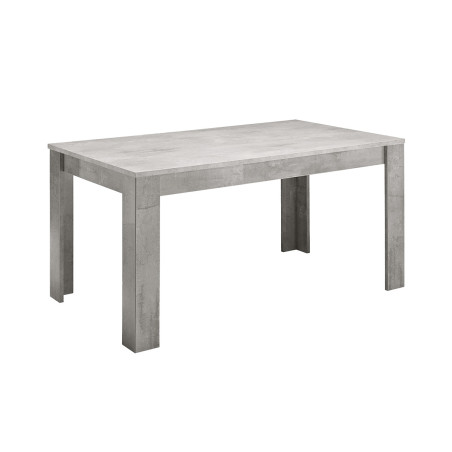 Table repas rectangulaire 160cm laquée effet marbre - ALANA