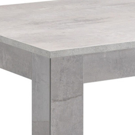 Table repas rectangulaire 160cm laquée effet marbre - ALANA