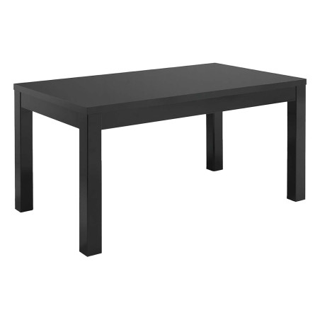 Table repas rectangulaire 160cm laquée noir brillant - DEYTA