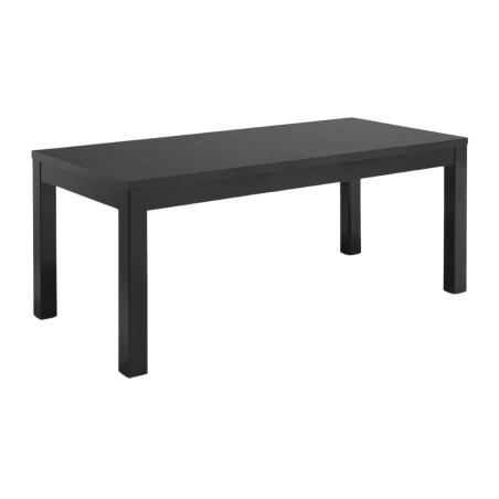Table repas rectangulaire 190cm laquée noir brillant - DEYTA