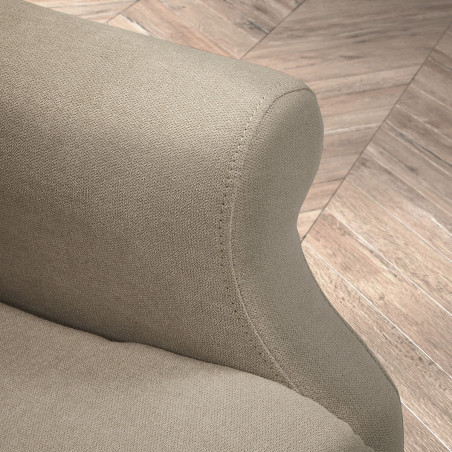 Fauteuil relax releveur électrique tissu beige - FAINA