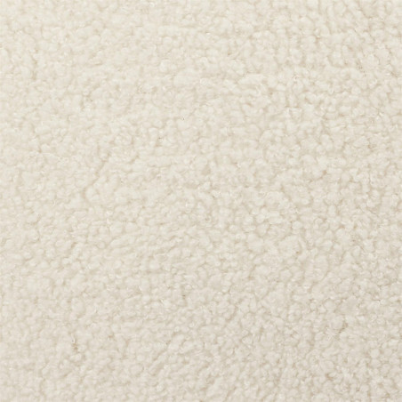 Canapé Convertible Bois d'Eucalyptus Tissu Blanc - FLIREN