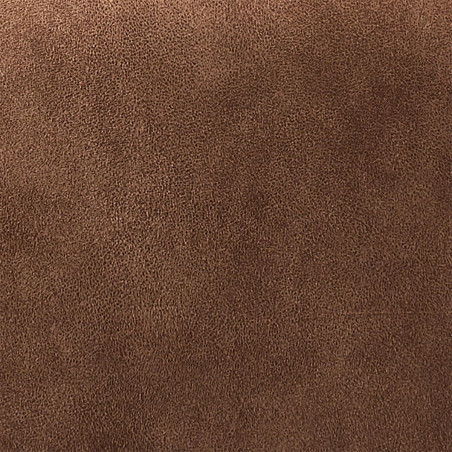 Canapé convertible bois d'eucalyptus tissu marron - FLIREN