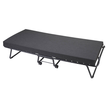 Lit pliant 90x190 cm à roulettes avec matelas - GRANO