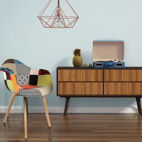 Lot de 2 fauteuils scandinaves multicolores - DORERA
