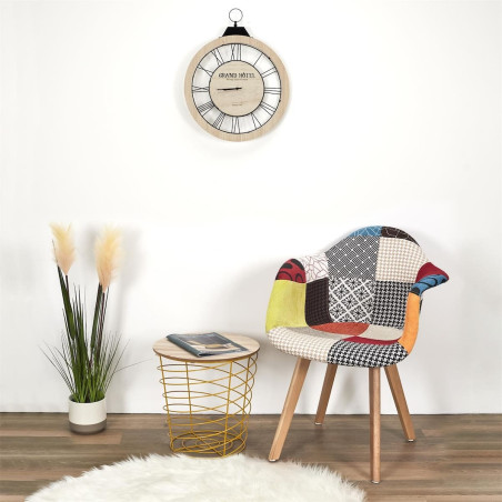 Lot de 2 fauteuils scandinaves multicolores - DORERA