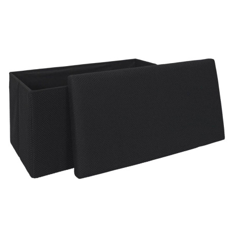 Banc coffre pliable en tissu maille 3D kaki - DETROY