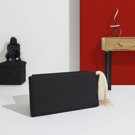 Banc coffre pliable en tissu maille 3D kaki - DETROY