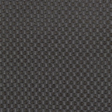 Pouf coffre carré pliable en tissu maille 3D noir - DETROY