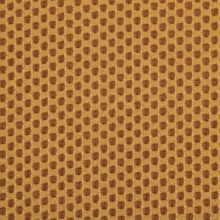 Banc coffre pliable en tissu texturé maille 3D jaune - DETROY
