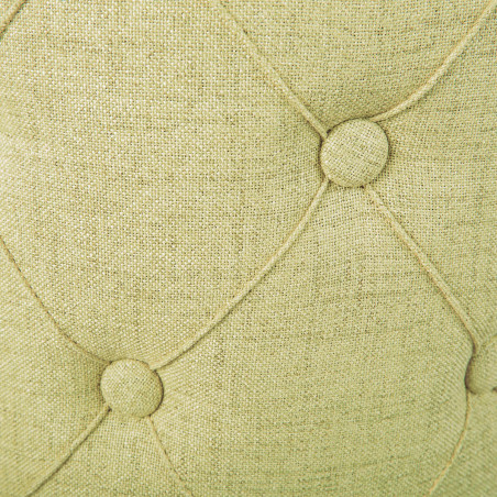Pouf avec coffre de rangement vert anis - YAREN