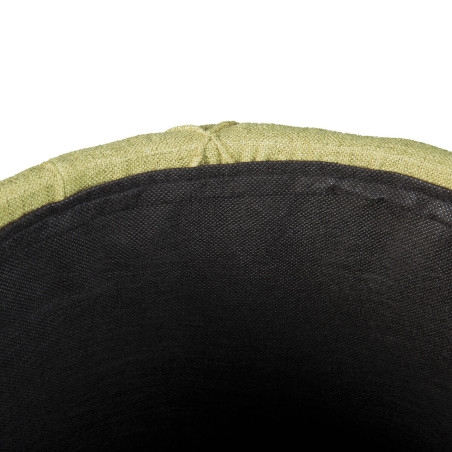 Pouf avec coffre de rangement vert anis - YAREN