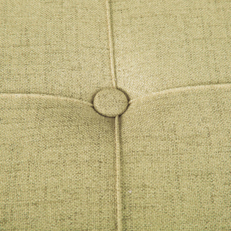 Pouf avec coffre de rangement vert anis - YAREN