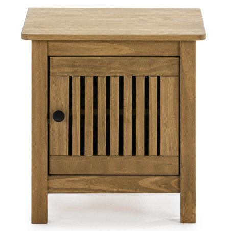 Chevet 1 Porte Bois Ciré - MALLA