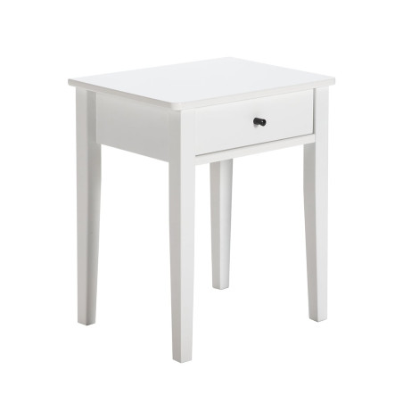 Chevet 1 Tiroir MDF et Pin Blanc - COLEN