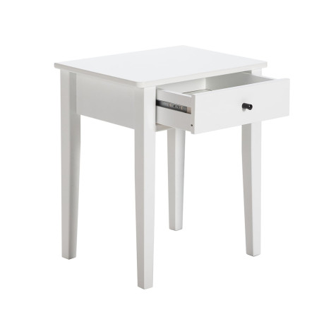 Chevet 1 Tiroir MDF et Pin Blanc - COLEN